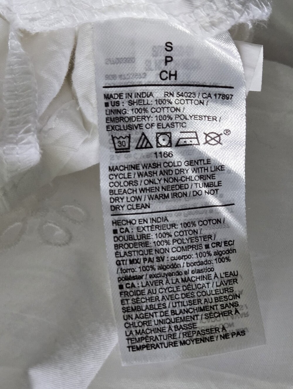 Old Navy Fit & Flare Eyelet White Midi Dress Size Small - Picture 6 of 7